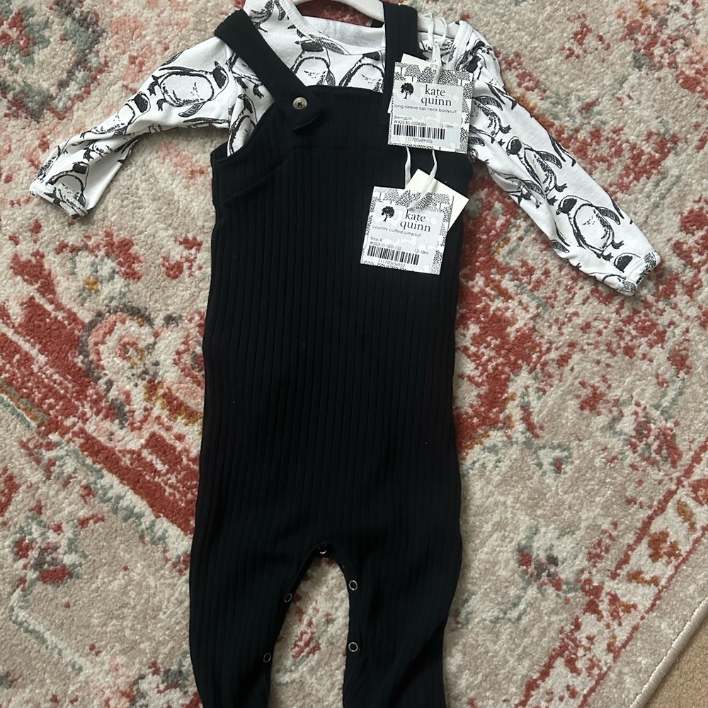 new with tags Kate Quinn body suit & overalls